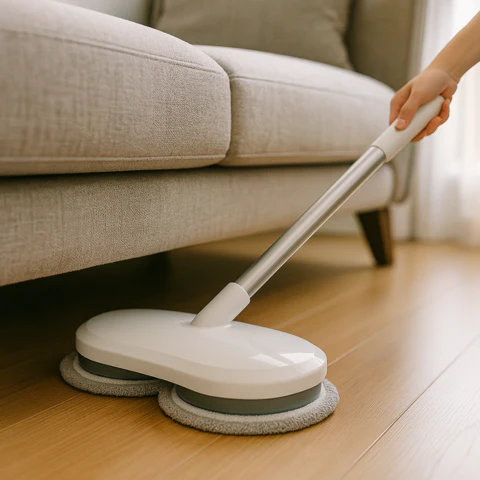 [Comprá 1 Llevá 2] Mopa Eléctrica Inteligente sin Cable con Spray Automático +3 Repuestos Gratis - Image 4