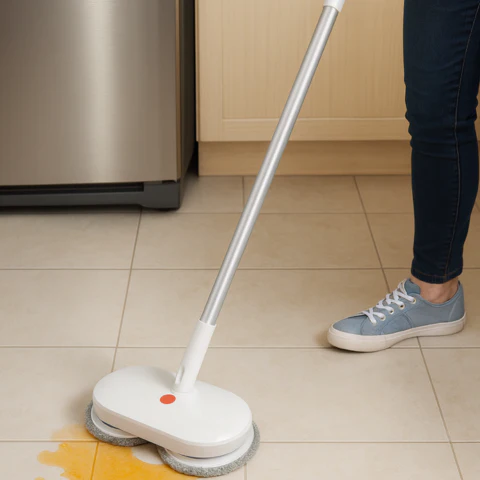 [Comprá 1 Llevá 2] Mopa Eléctrica Inteligente sin Cable con Spray Automático +3 Repuestos Gratis - Image 6