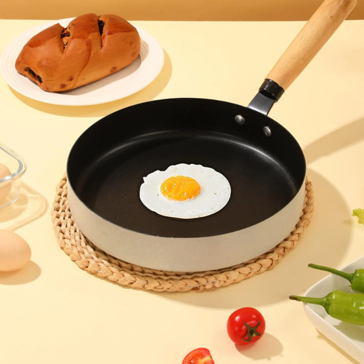 Conjunto Completo de 3 Ollas en Acero Inox Antideslizante con Mango de Madera +REGALO: Kit de Utensilios de Cocina - Image 2