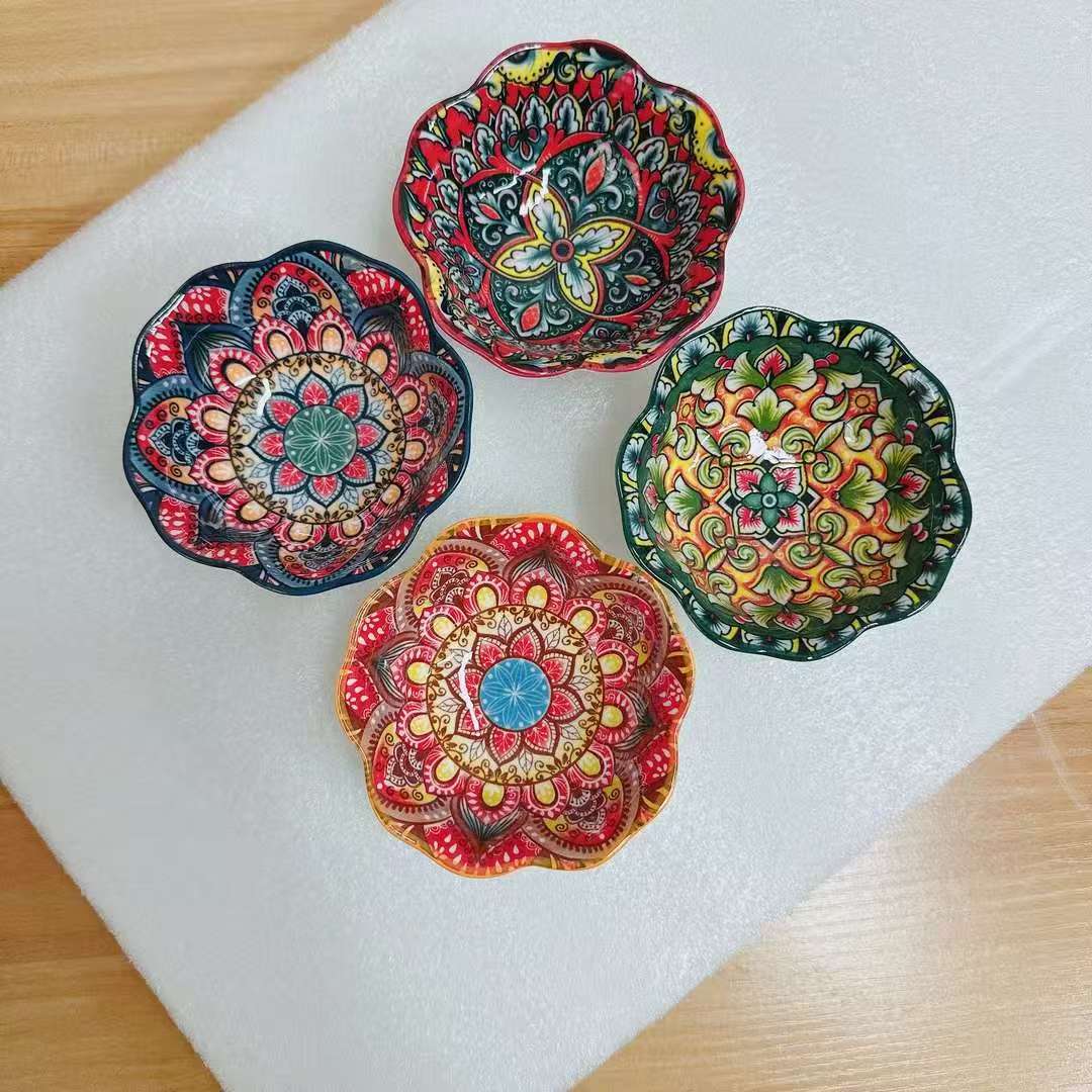 Juego de Comedor Completo de 14 Piezas en Cerámica con Estampa Elegante y Diseño Atemporal - Image 8