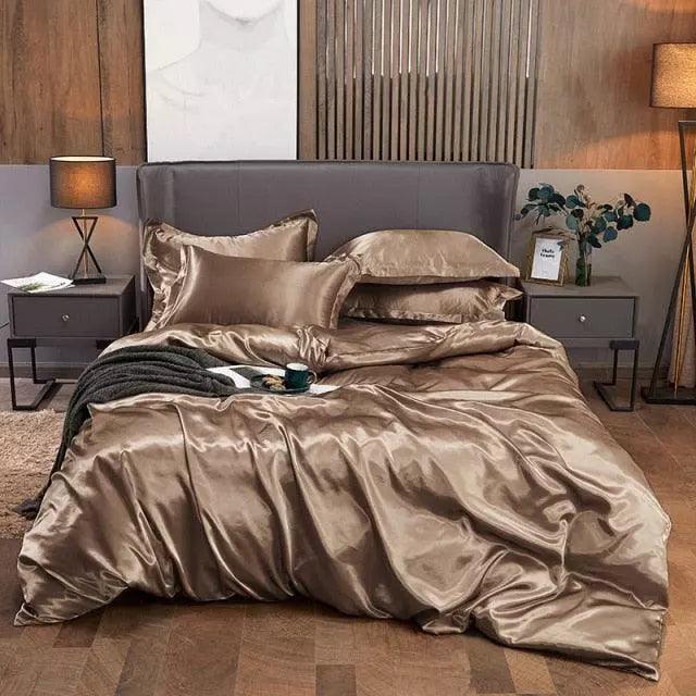 Juego de Sábanas de Satén + 2 Fundas de Almohada de Lujo - Image 10