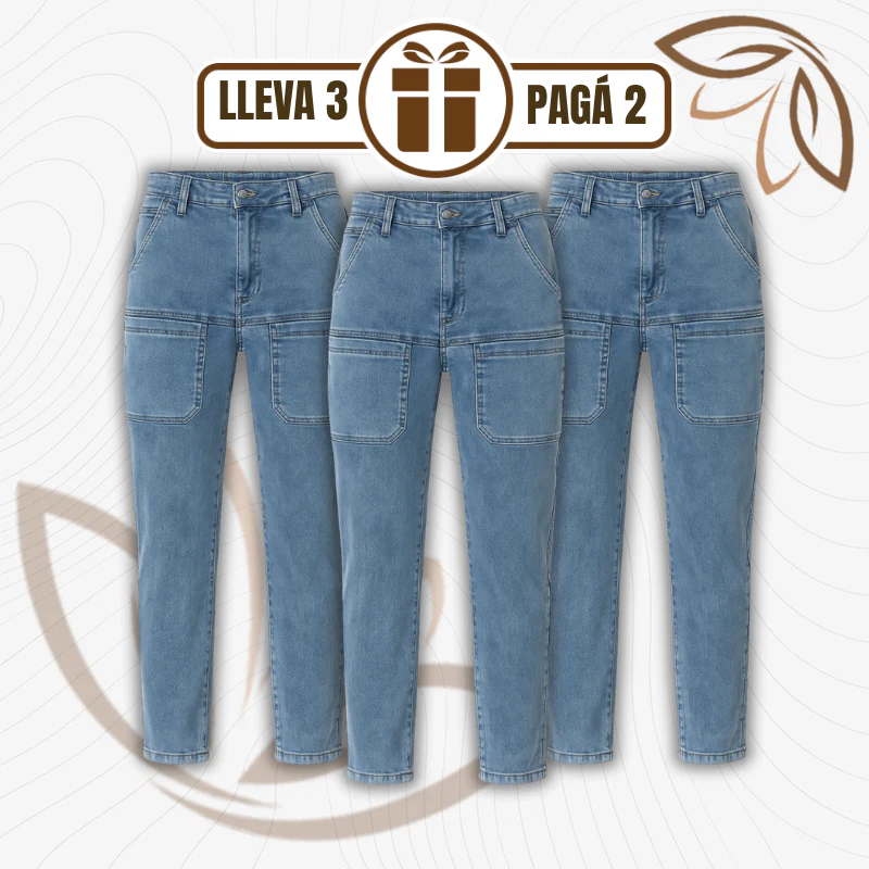[Llevá 3 pagás 2] Calça Feminina em Jeans (Resaltá tus curvas con actitud!) - Image 2