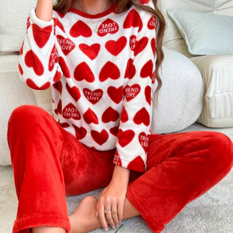 [Llevá 1 y Recibí 2] Pijama Femenino de Algodón y Poliéster (¡Comodidad para tus Noches de Sueño!) +REGALOS: Pantuflas - Image 7