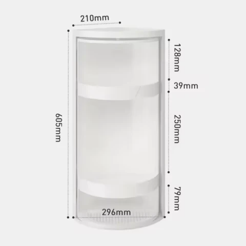 [Llevá 2 Pagá 1] Armario Organizador Portátil Giratorio de 3 Niveles +REGALO: Porta especiero - Image 6