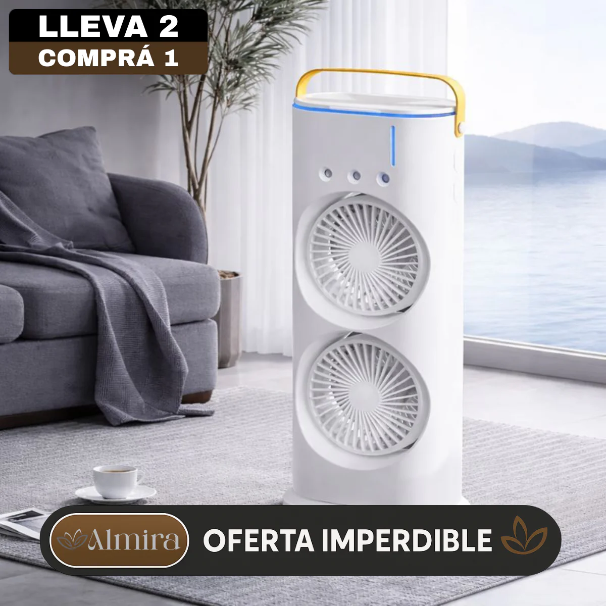 [Llevá 2 Pagá 1] Climatizador Arctic Pro™ con Ventilación Doble y Enfriamiento Turbo - Image 2