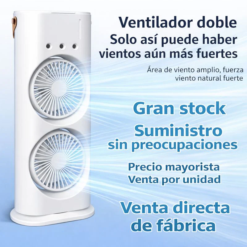 [Llevá 2 Pagá 1] Climatizador Arctic Pro™ con Ventilación Doble y Enfriamiento Turbo - Image 4