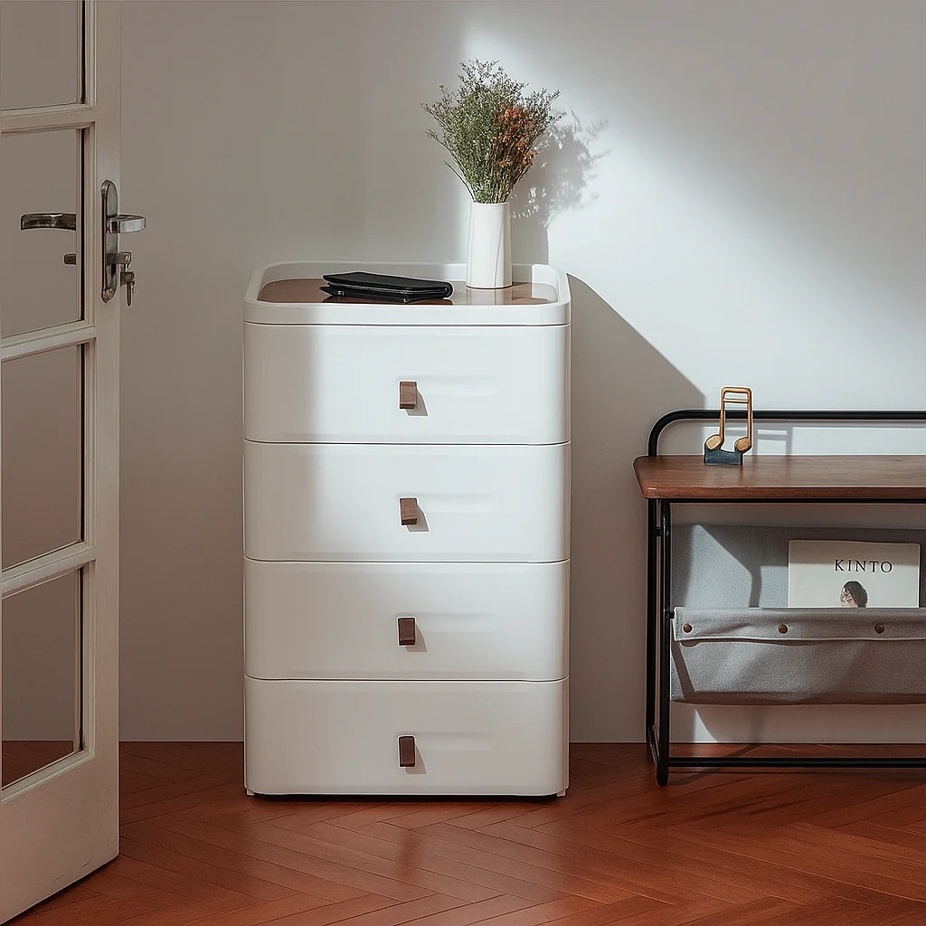 [Llevá 2 Pagá 1] Cómoda Modular SpaceBox de 4 Cajones Amplios y Diseño Minimalista (¡Organización moderna para cualquier ambiente!) - Image 2