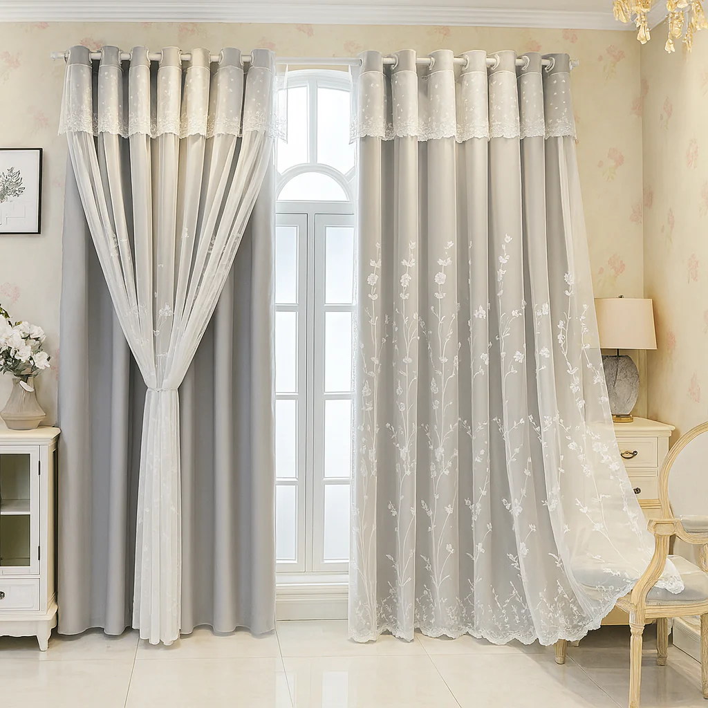 [Llevá 2 Pagá 1] Cortina Blackout Royal de Doble Capa con Aislamiento Térmico (¡Estilo europeo en tu sala!) +REGALO: Barras para Cortina - Image 2