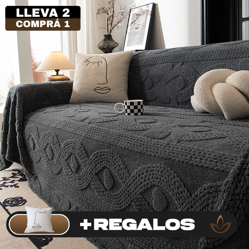 [Llevá 2 Pagá 1] Funda para Sofá Completa en Algodón +2 Regalos: Fundas para Almohadones - Image 2