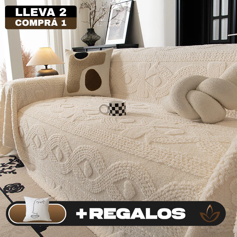 [Llevá 2 Pagá 1] Funda para Sofá Completa en Algodón +2 Regalos: Fundas para Almohadones - Image 3