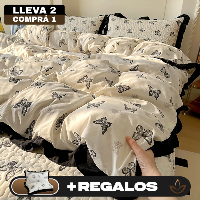 [Llevá 2 Pagá 1] Juego Completo de Ropa de Cama Estampada en 100% Algodón Premium +REGALOS: 2 Fundas para Almohada - Image 3