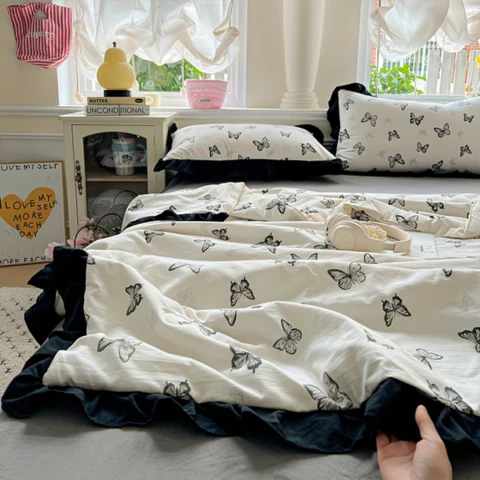 [Llevá 2 Pagá 1] Juego Completo de Ropa de Cama Estampada en 100% Algodón Premium +REGALOS: 2 Fundas para Almohada - Image 5