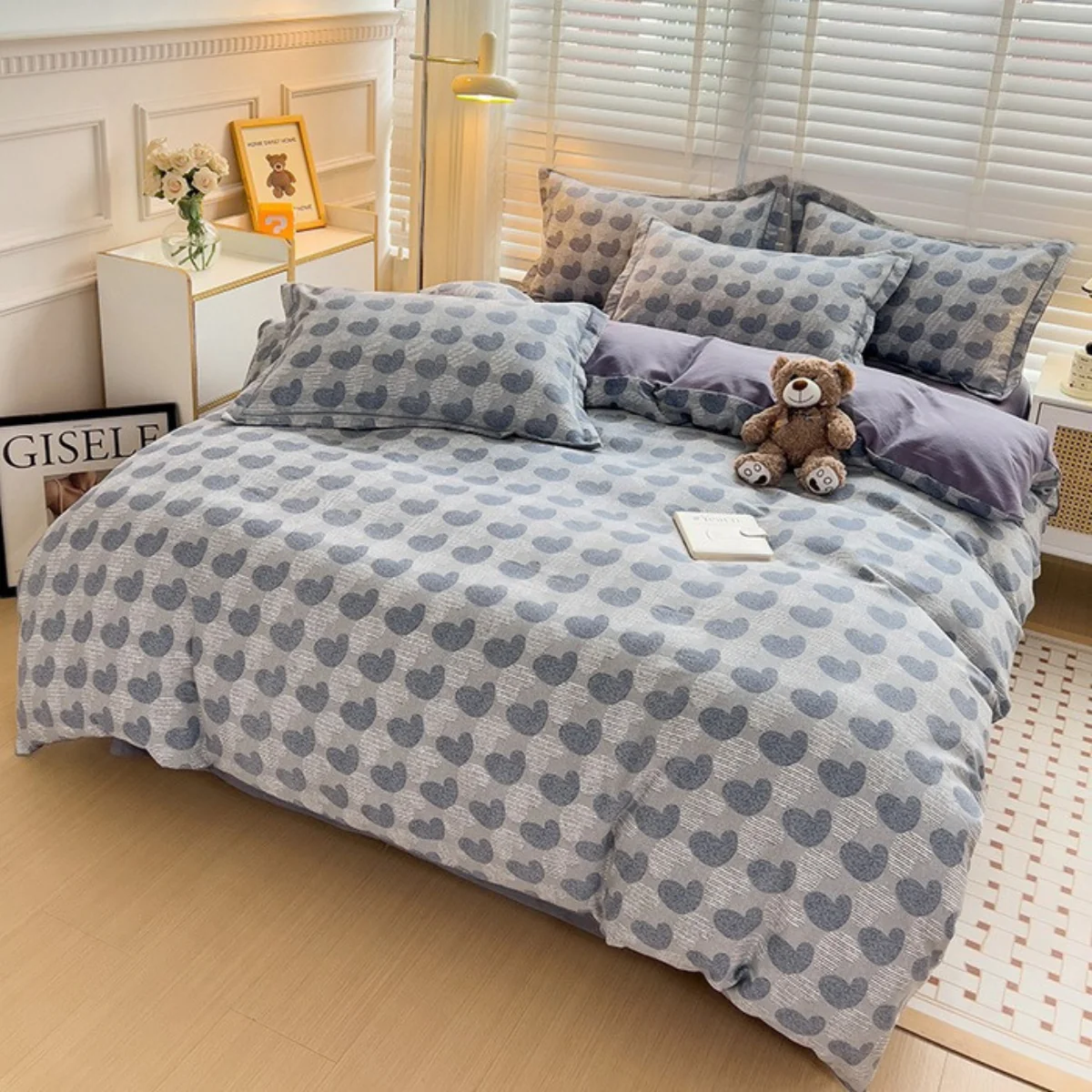 [Llevá 2 Pagá 1] Juego de Cama Completo Estampado en Algodón y Poliéster +2 Fundas para Almohada - Image 4