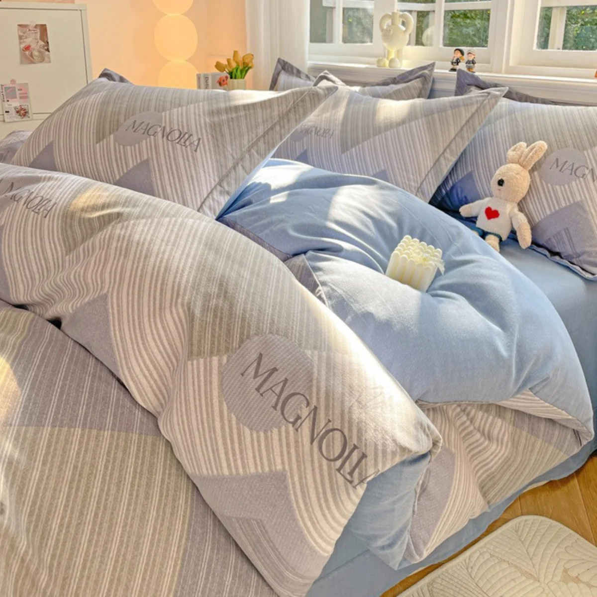 [Llevá 2 Pagá 1] Juego de Cama Completo Estampado en Algodón y Poliéster +2 Fundas para Almohada - Image 5