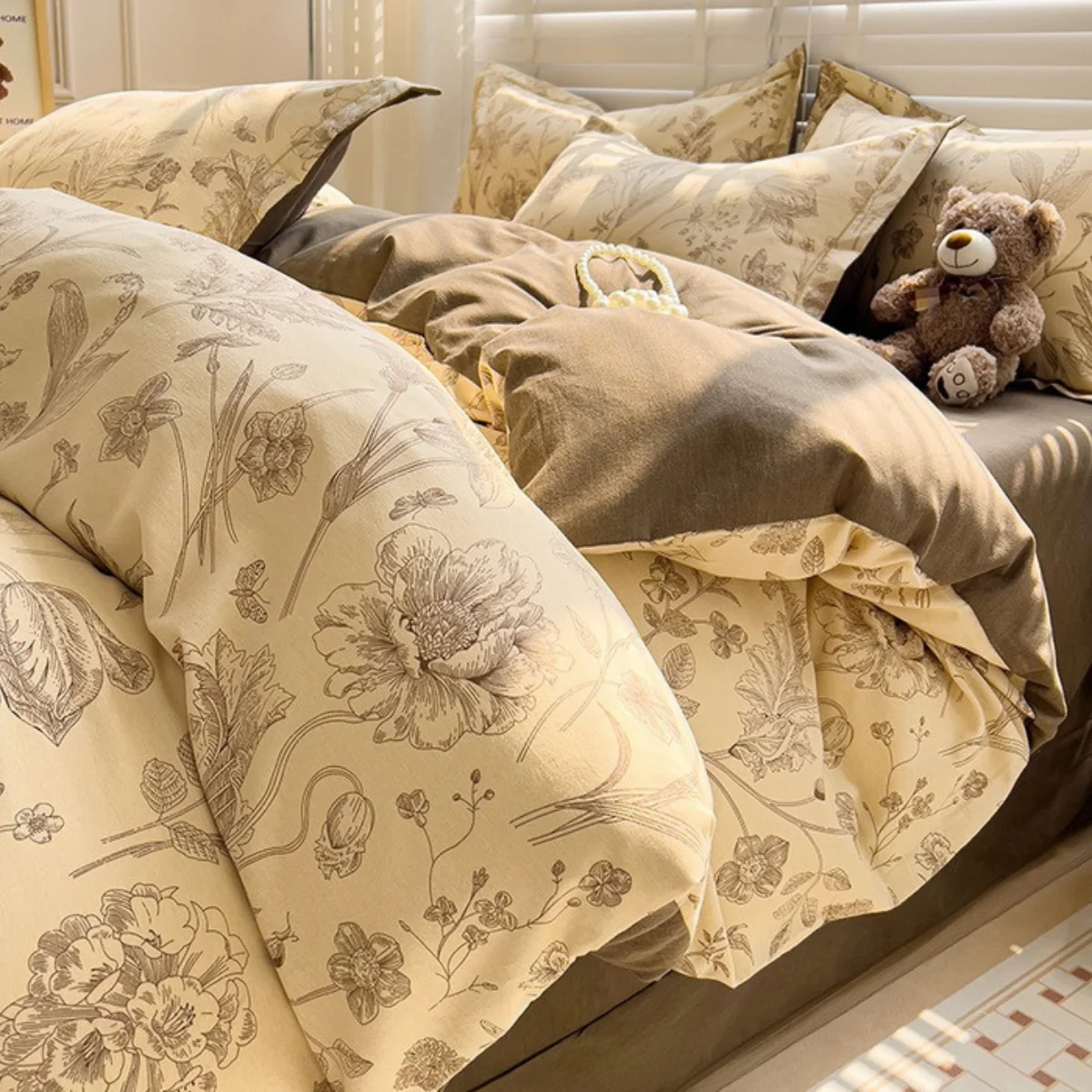 [Llevá 2 Pagá 1] Juego de Cama Completo Estampado en Algodón y Poliéster +2 Fundas para Almohada - Image 6