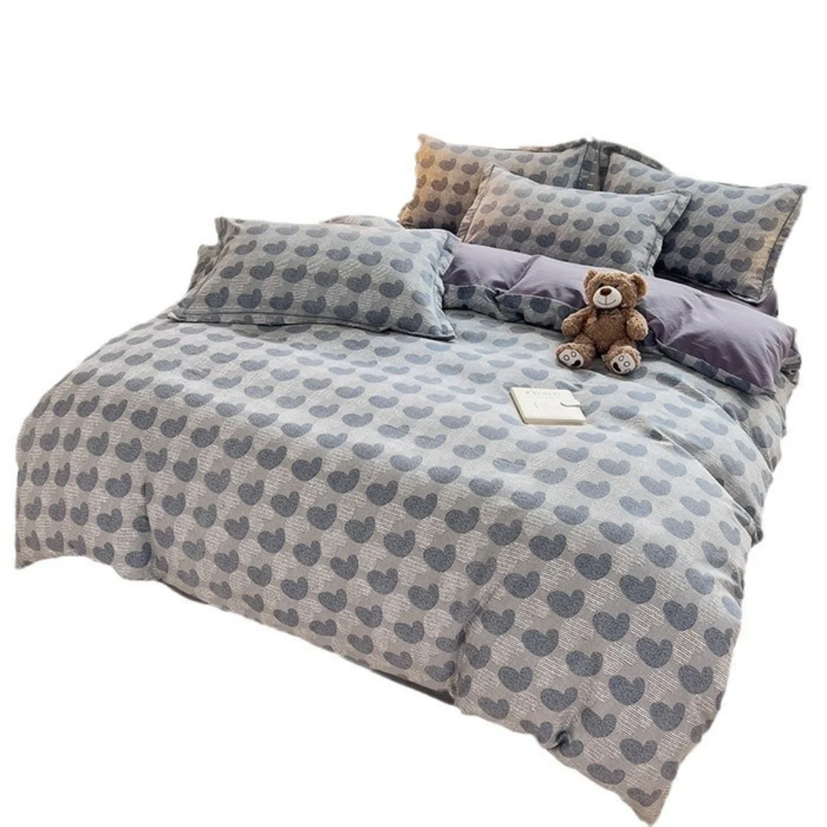 [Llevá 2 Pagá 1] Juego de Cama Completo Estampado en Algodón y Poliéster +2 Fundas para Almohada - Image 7