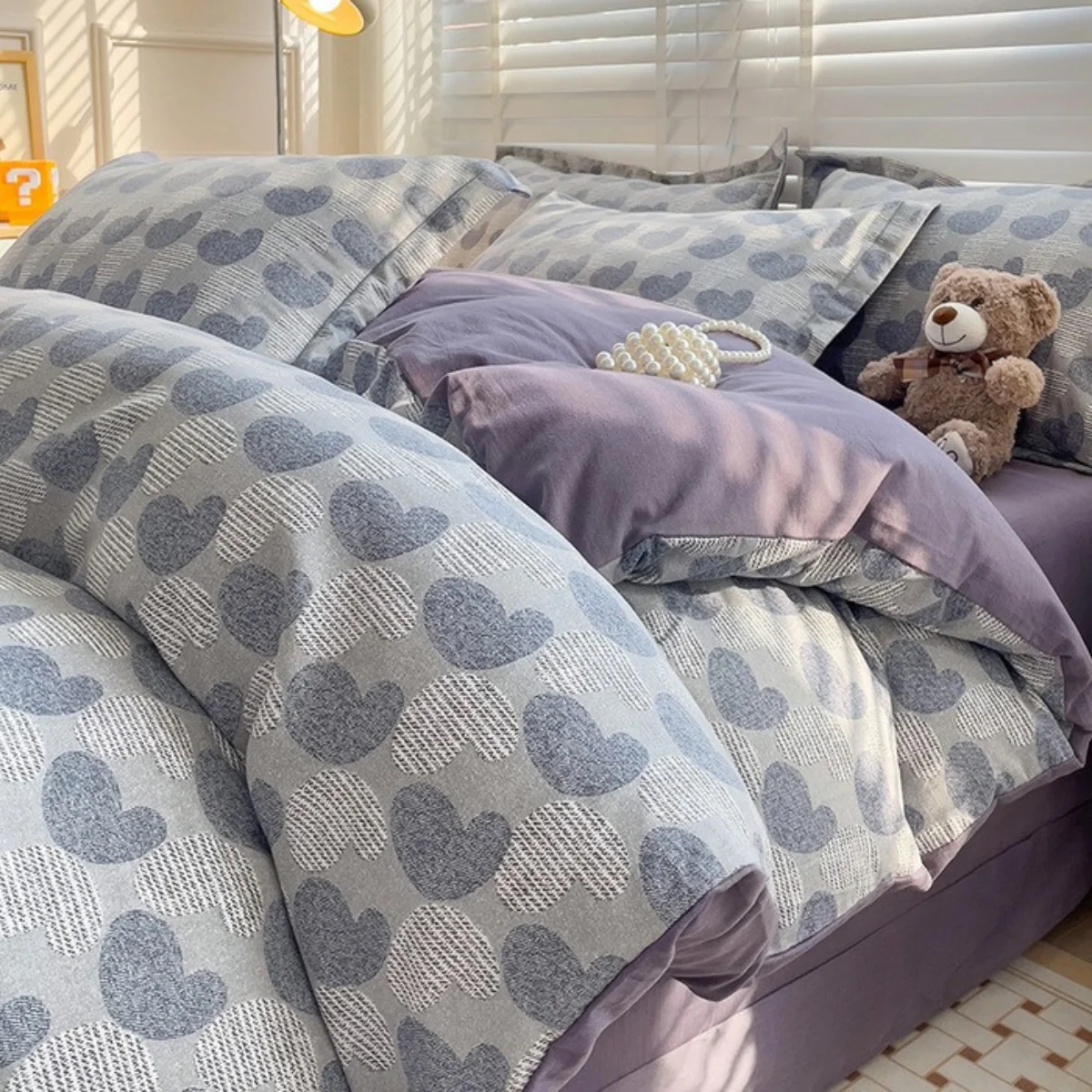 [Llevá 2 Pagá 1] Juego de Cama Completo Estampado en Algodón y Poliéster +2 Fundas para Almohada - Image 8