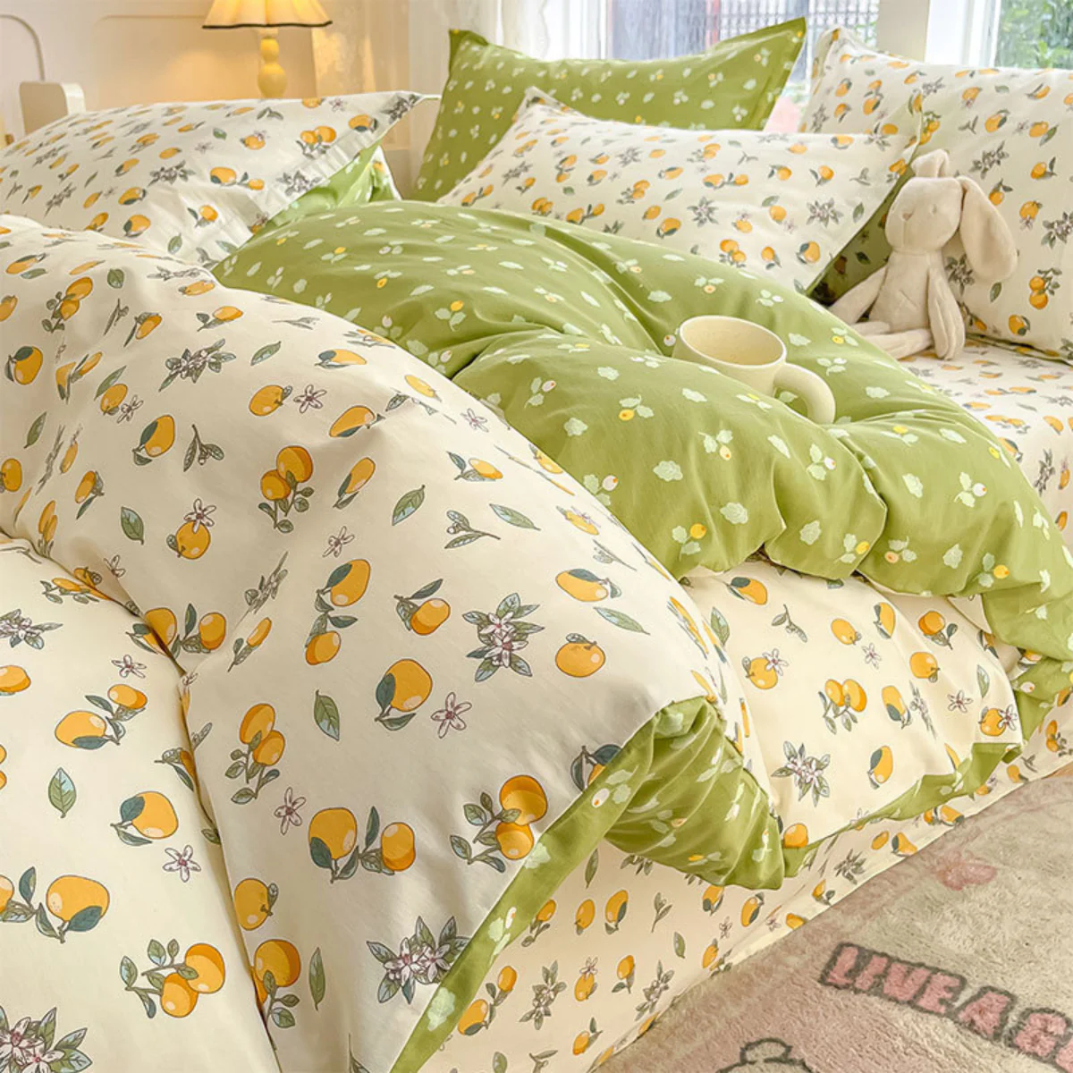 [Llevá 2 Pagá 1] Juego de Cama Completo Luna Estampado en Algodón y Poliéster (¡Noches Maravillosas de Relax!) +2 Fundas para Almohada - Image 5