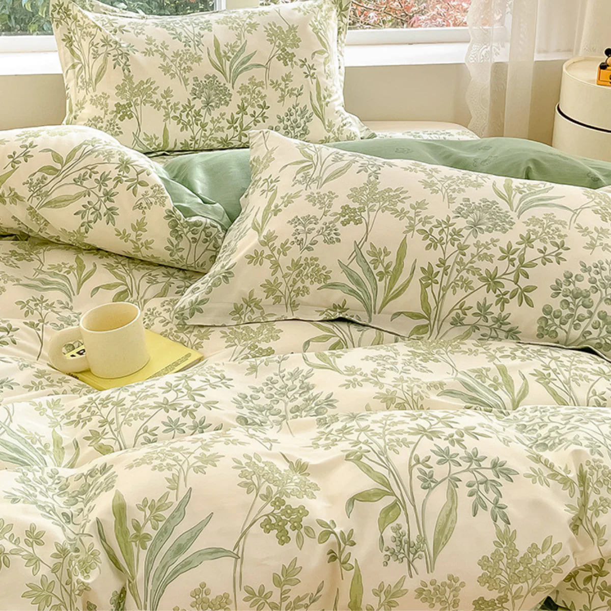 [Llevá 2 Pagá 1] Juego de Cama Completo Luna Estampado en Algodón y Poliéster (¡Noches Maravillosas de Relax!) +2 Fundas para Almohada - Image 6