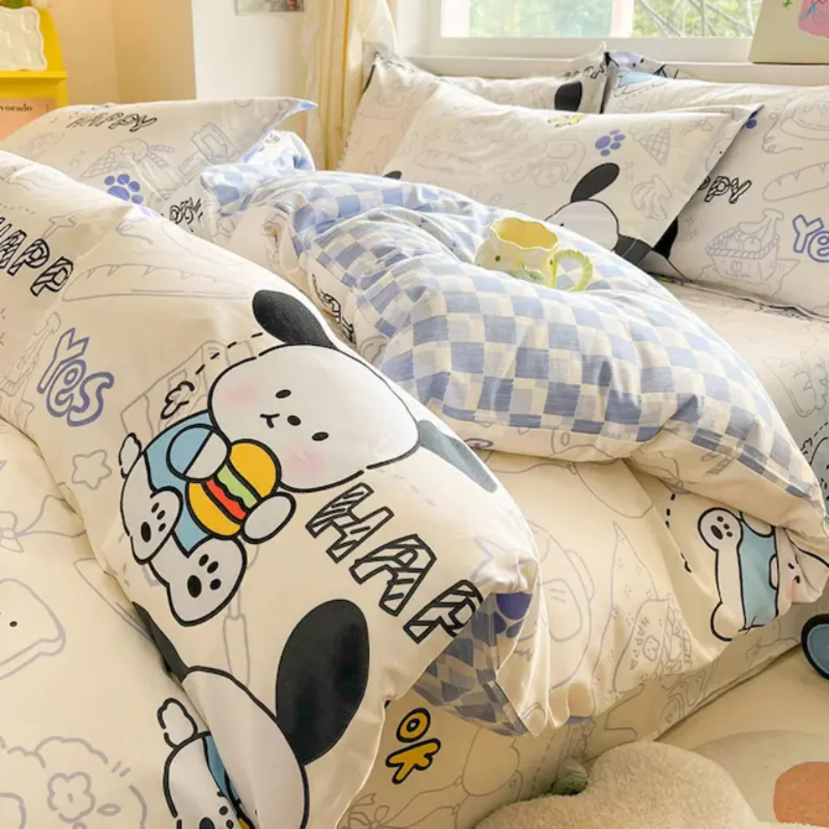 [Llevá 2 Pagá 1] Juego de Cama Completo Luna Estampado en Algodón y Poliéster (¡Noches Maravillosas de Relax!) +2 Fundas para Almohada - Image 7