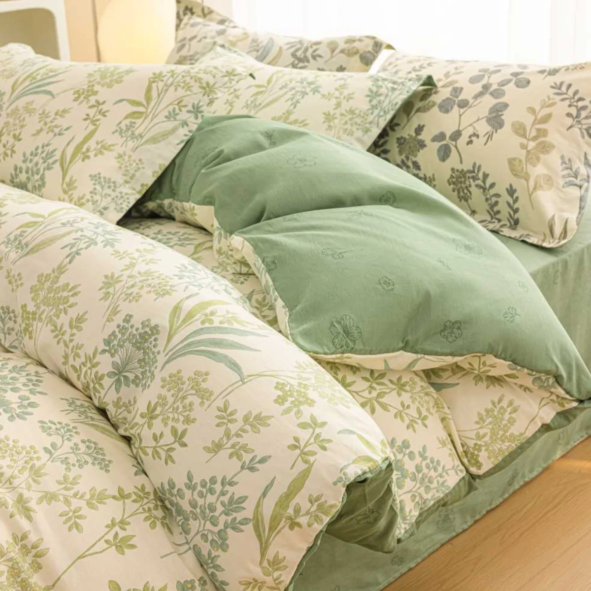 [Llevá 2 Pagá 1] Juego de Cama Completo Luna Estampado en Algodón y Poliéster (¡Noches Maravillosas de Relax!) +2 Fundas para Almohada - Image 9