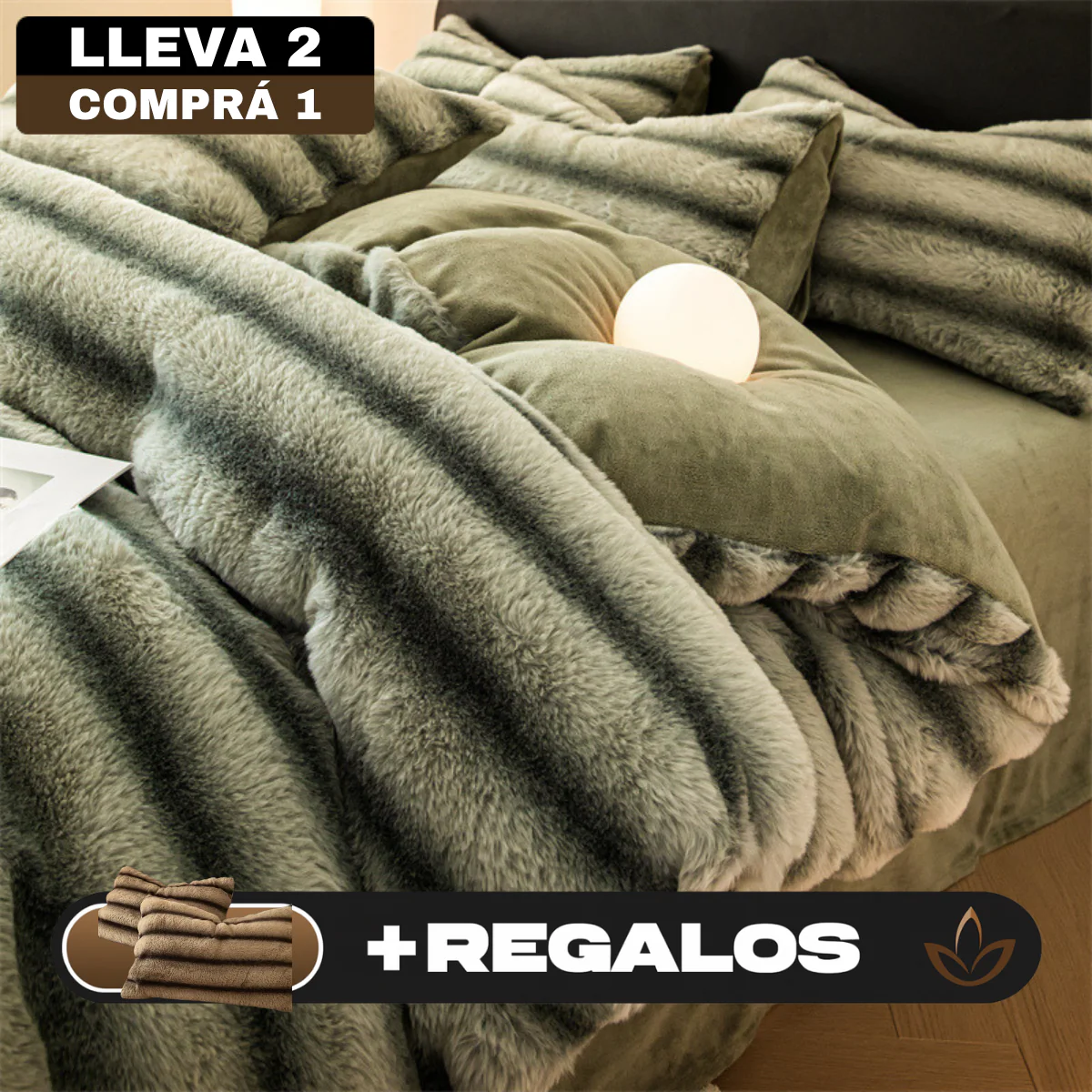 [Llevá 2 Pagá 1] Juego de Cama Diana Aterciopelado Antialérgico (¡Hotel 5 Estrellas en tu Habitación!) +REGALOS: 2 Fundas para Almohada - Image 2