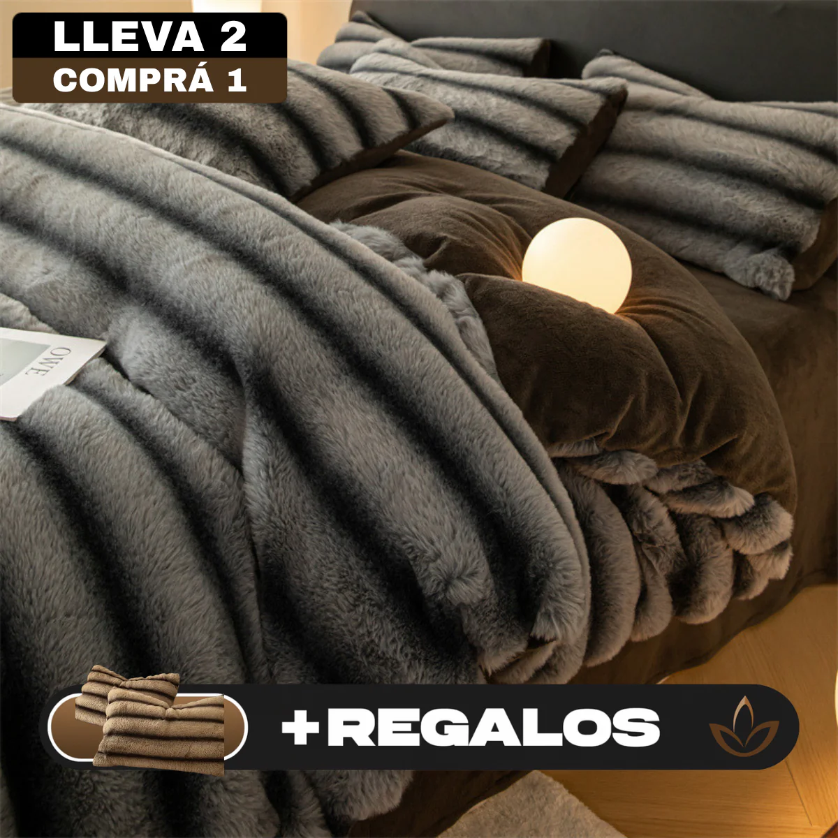 [Llevá 2 Pagá 1] Juego de Cama Diana Aterciopelado Antialérgico (¡Hotel 5 Estrellas en tu Habitación!) +REGALOS: 2 Fundas para Almohada - Image 3