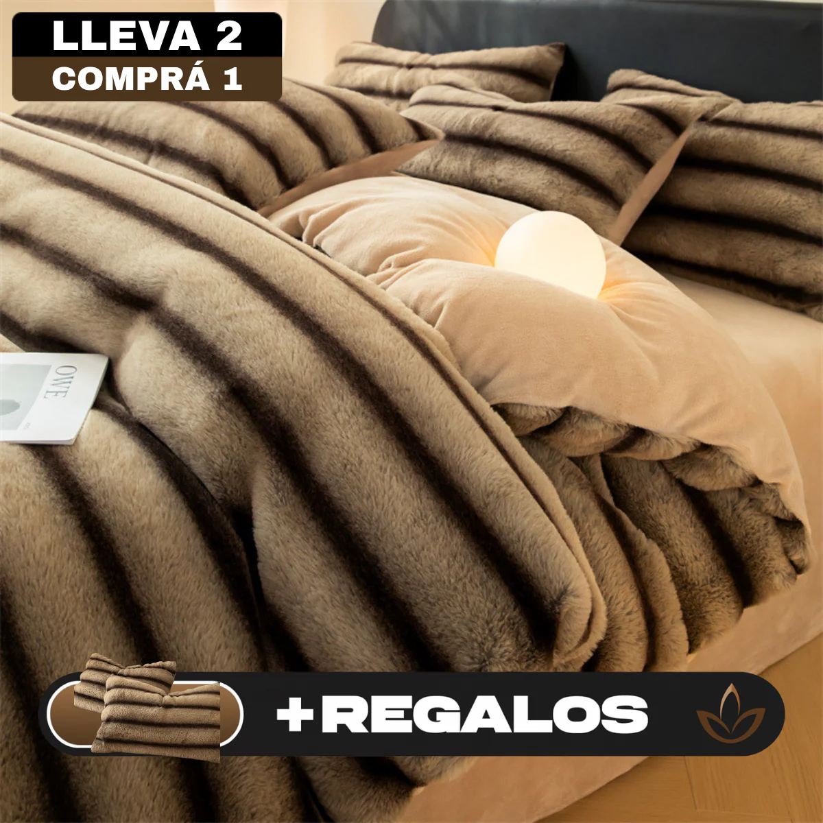 [Llevá 2 Pagá 1] Juego de Cama Diana Aterciopelado Antialérgico (¡Hotel 5 Estrellas en tu Habitación!) +REGALOS: 2 Fundas para Almohada - Image 5