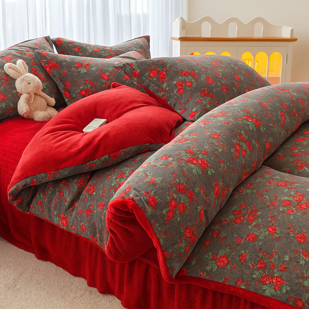 [Llevá 2 Pagá 1] Juego de Cama Rosane Estampado Floral con Tela Antialérgica +REGALOS: 2 Fundas para Almohadas - Image 5