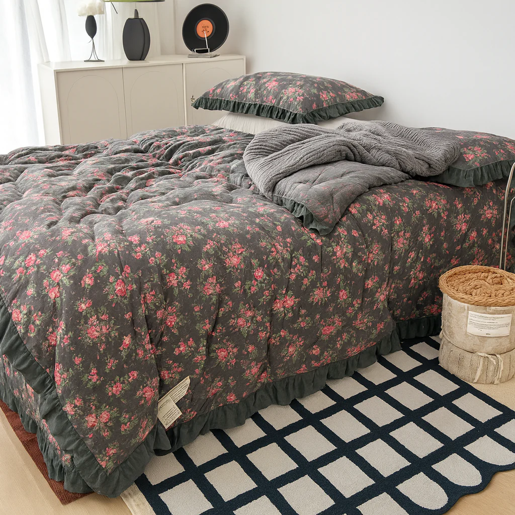 [Llevá 2 Pagá 1] Juego de Cama Rosane Estampado Floral con Tela Antialérgica +REGALOS: 2 Fundas para Almohadas - Image 6