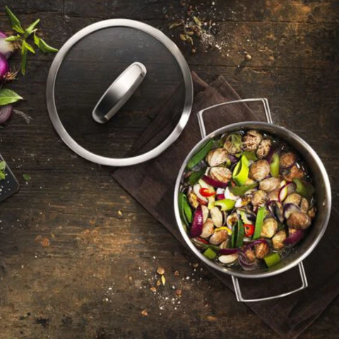 [Llevá 2 Pagá 1] Olla Cocina Real en Acero Inoxidable Premium Antiadherente con Revestimiento Triplo + REGALO: Kit de Utensilios de Cocina - Image 4