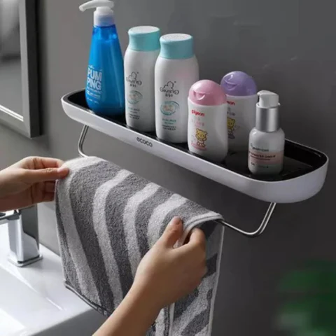 [Llevá 2 Pagá 1] Organizador de Baño con Escurridor Inteligente y Manija (¡Organización simple y fácil!) - Image 5