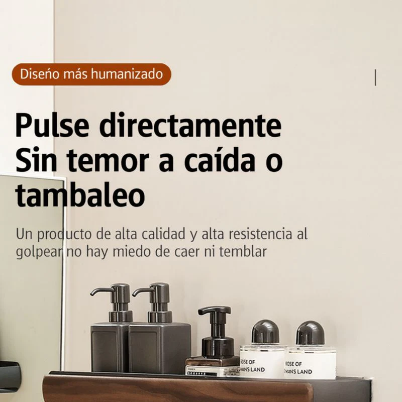 [Llevá 2 Pagá 1] Organizador de Baño de Madera con Escurridor y Diseño Moderno - Image 3