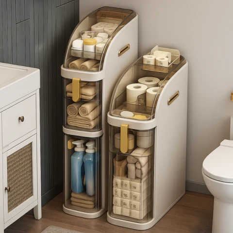 [Llevá 2 Pagá 1] Organizador de Baño Multifuncional de 4 Niveles - Image 4