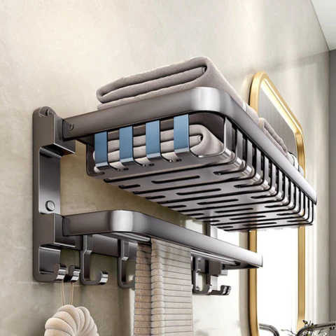 [Llevá 2 Pagá 1] Organizador de Baño Multifuncional de Acero Inoxidable con Instalación por Sellado al Vacío +REGALO: 2 Soportes de Baño - Image 4