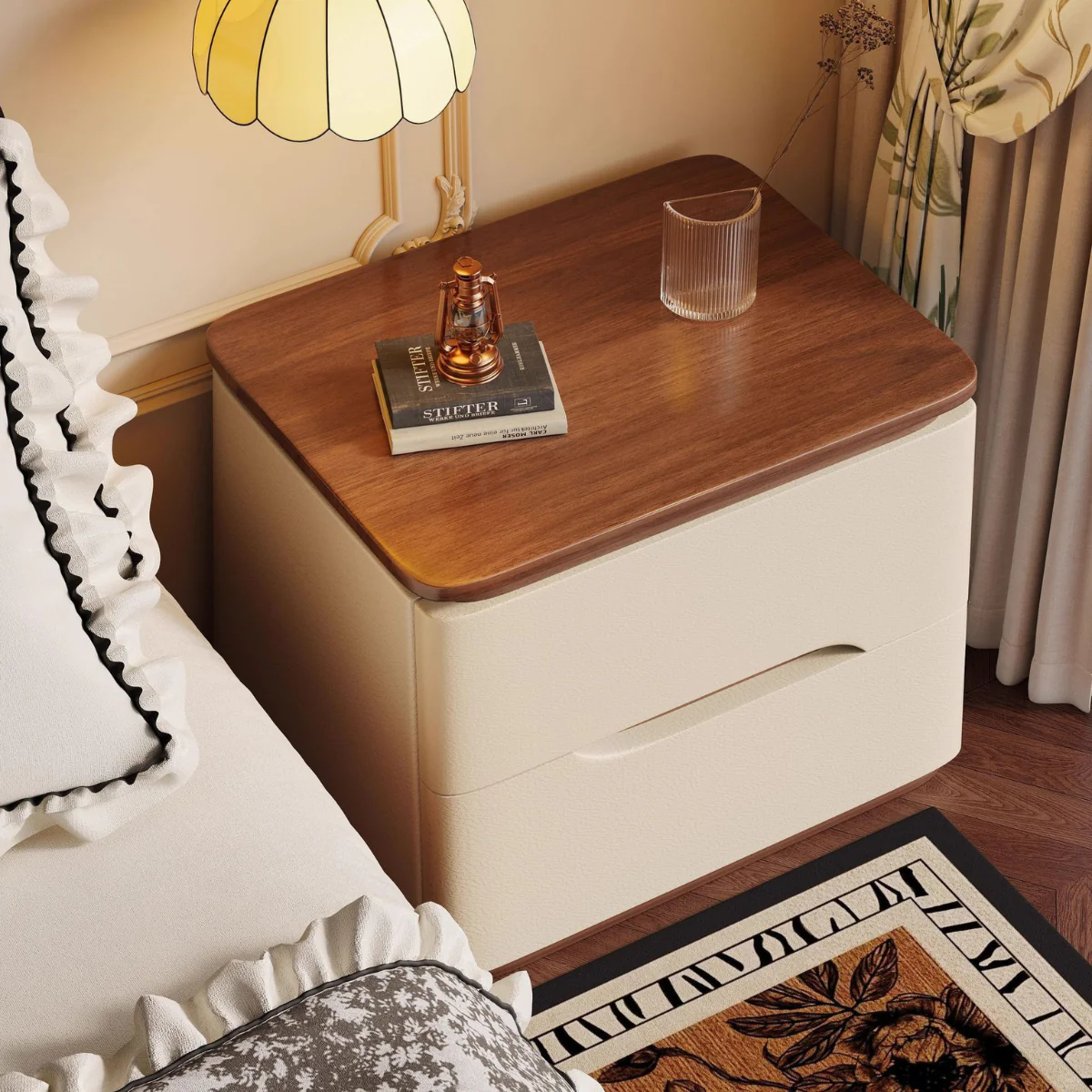 [Llevá 2 Pagá 1] Organizador de Mesita de Luz con 2 Cajones de Madera (¡Moderno y Práctico!) - Image 7