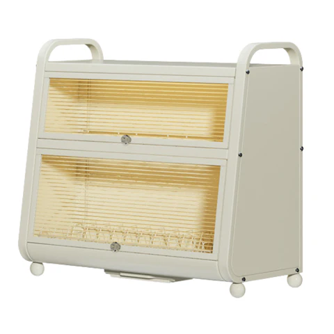 [Llevá 2 Pagá 1] Organizador de Platos MyLife en Acero Inoxidable con Vidrio Templado y Divisiones Inteligentes +REGALO: Kit de Utensilios de Cocina - Image 7