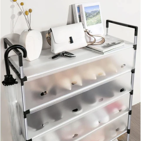 [Llevá 2 Pagá 1] Organizador de Zapatos de 6 Niveles Portátil (¡Práctico y Organizado!) - Image 3