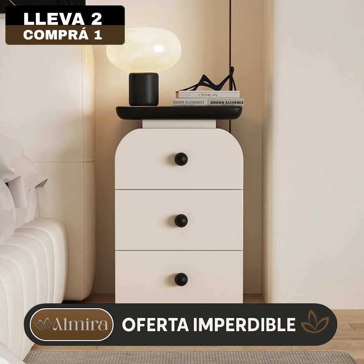 [Llevá 2 Pagá 1] Organizador Multifuncional de 3 Niveles en Madera (¡Organización Completa para tu Cuarto!) - Image 2