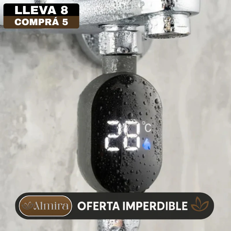 [Llevá 2 Pagá 1] Regulador de Temperatura para Grifos con Pantalla Digital Touchscreen - Image 3