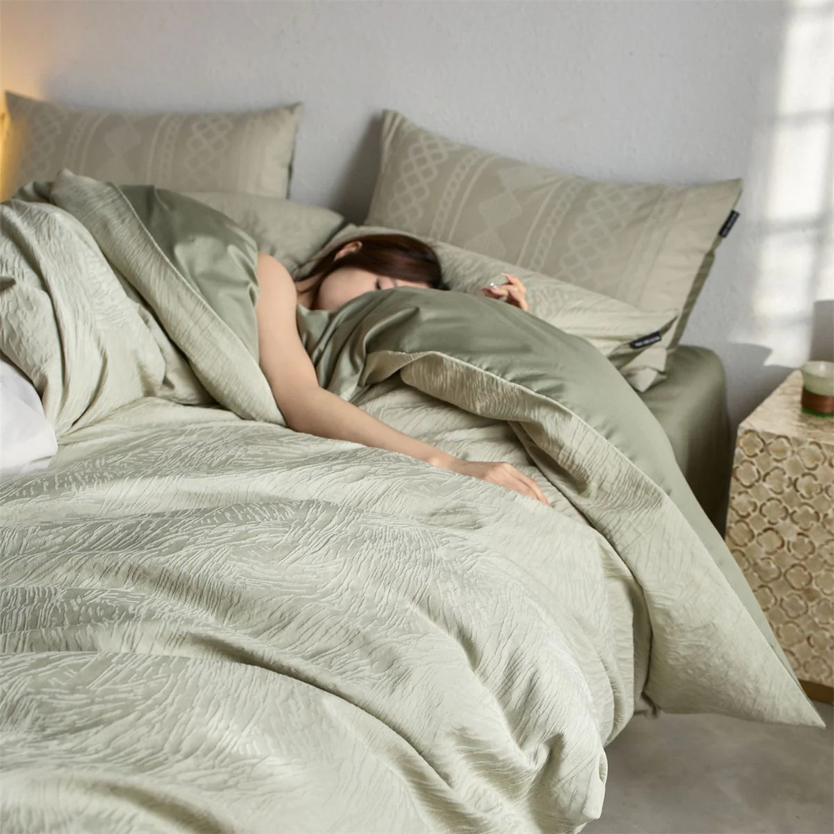[Llevá 2 Pagá 1] Ropa de Cama Completa en Algodón y Seda con Diseño Moderno + REGALO: 2 Fundas para Almohada - Image 7