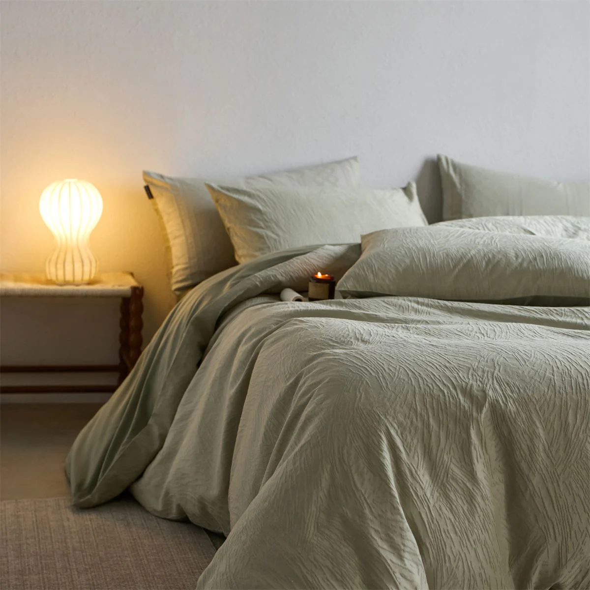 [Llevá 2 Pagá 1] Ropa de Cama Completa en Algodón y Seda con Diseño Moderno + REGALO: 2 Fundas para Almohada - Image 8