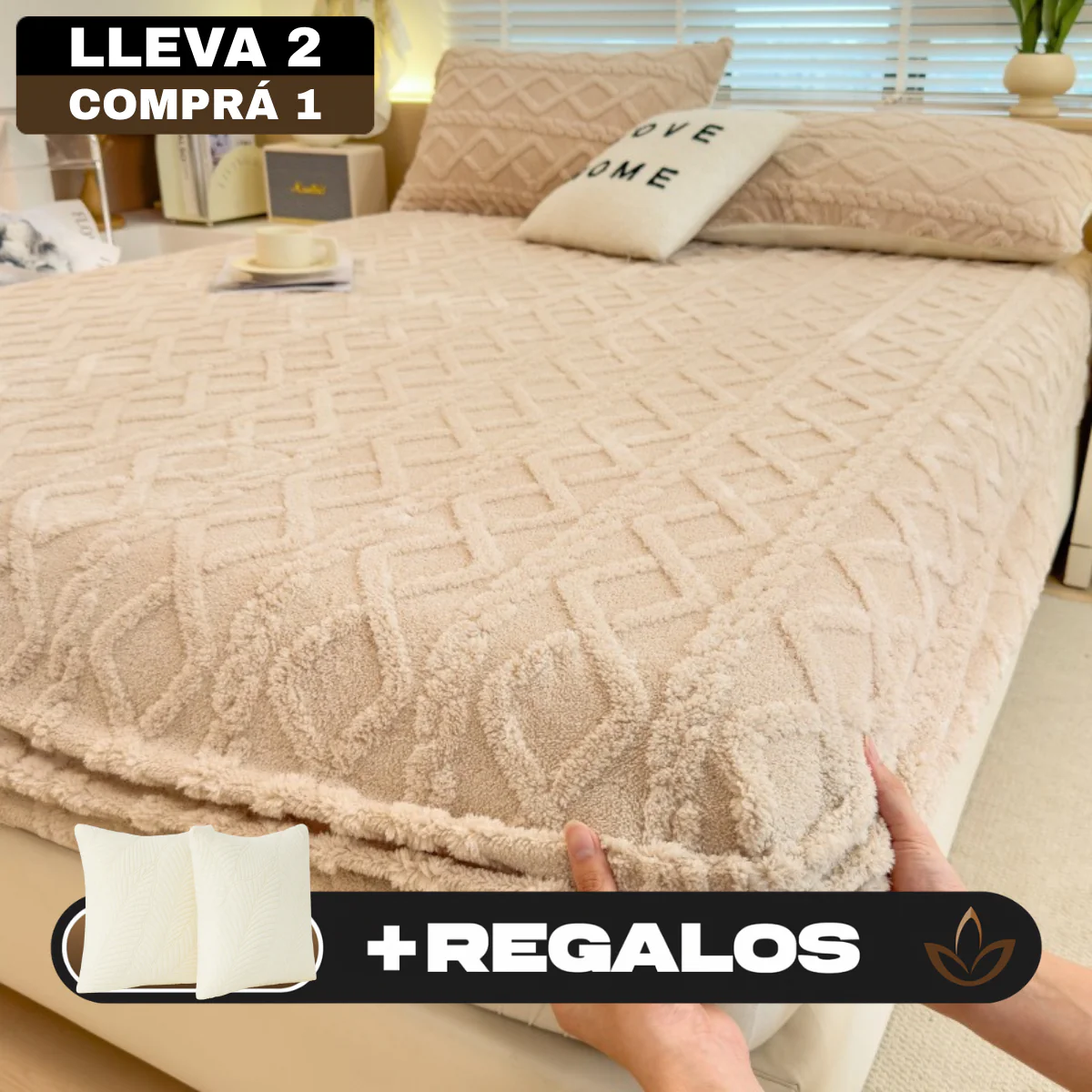 [Llevá 2 Pagá 1] Ropa de Cama Maison en 100% Algodón (¡Confort Sofisticado!) + 2 REGALOS: Fundas para Almohada - Image 2