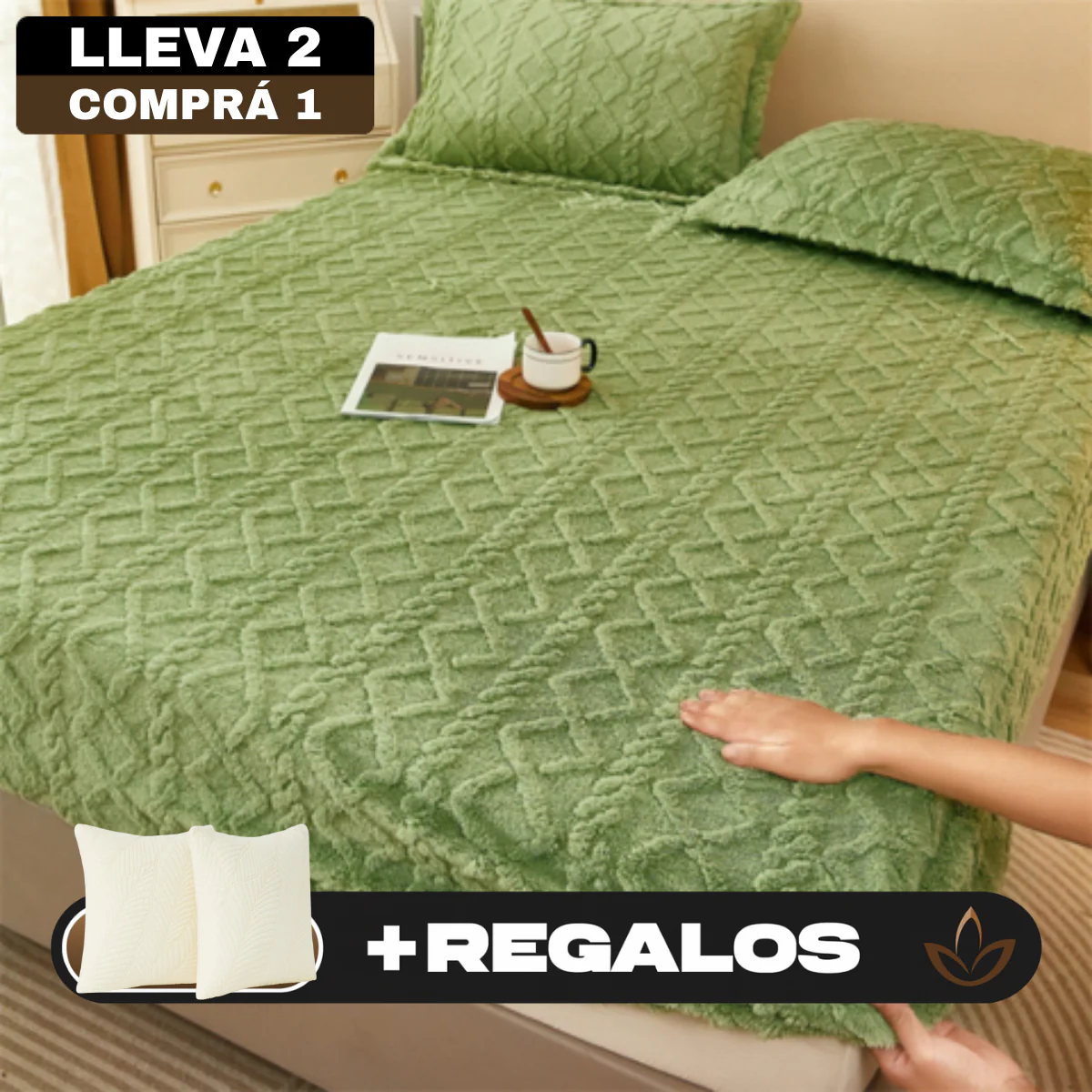 [Llevá 2 Pagá 1] Ropa de Cama Maison en 100% Algodón (¡Confort Sofisticado!) + 2 REGALOS: Fundas para Almohada - Image 3