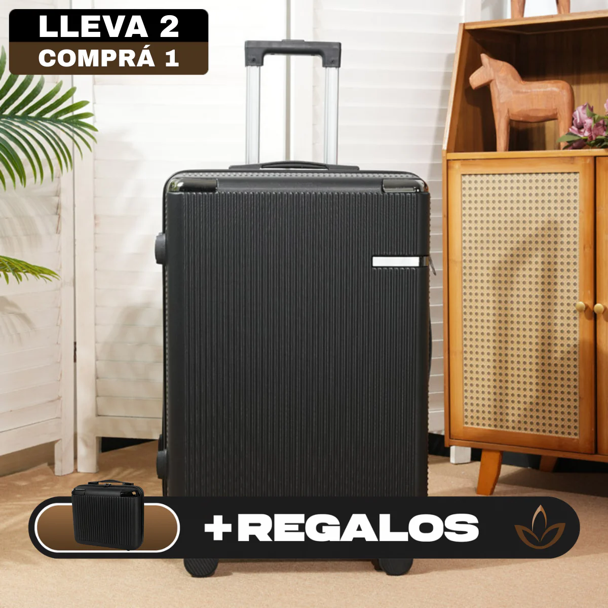[Llevá 2 Pagá 1] Set de Viaje Imperia - Valija Premium de Policarbonato + Mini Valija de Regalo - Image 2