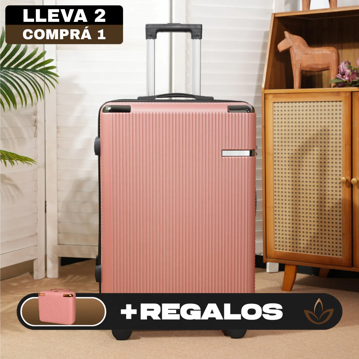 [Llevá 2 Pagá 1] Set de Viaje Imperia - Valija Premium de Policarbonato + Mini Valija de Regalo - Image 4