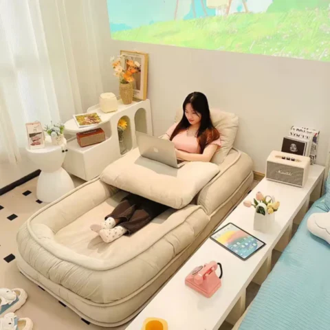 [Llevá 2 Pagá 1] Butaca Puffy Reclinable y Ultra Acolchonado + 2 Almohadas de Regalo - Image 4