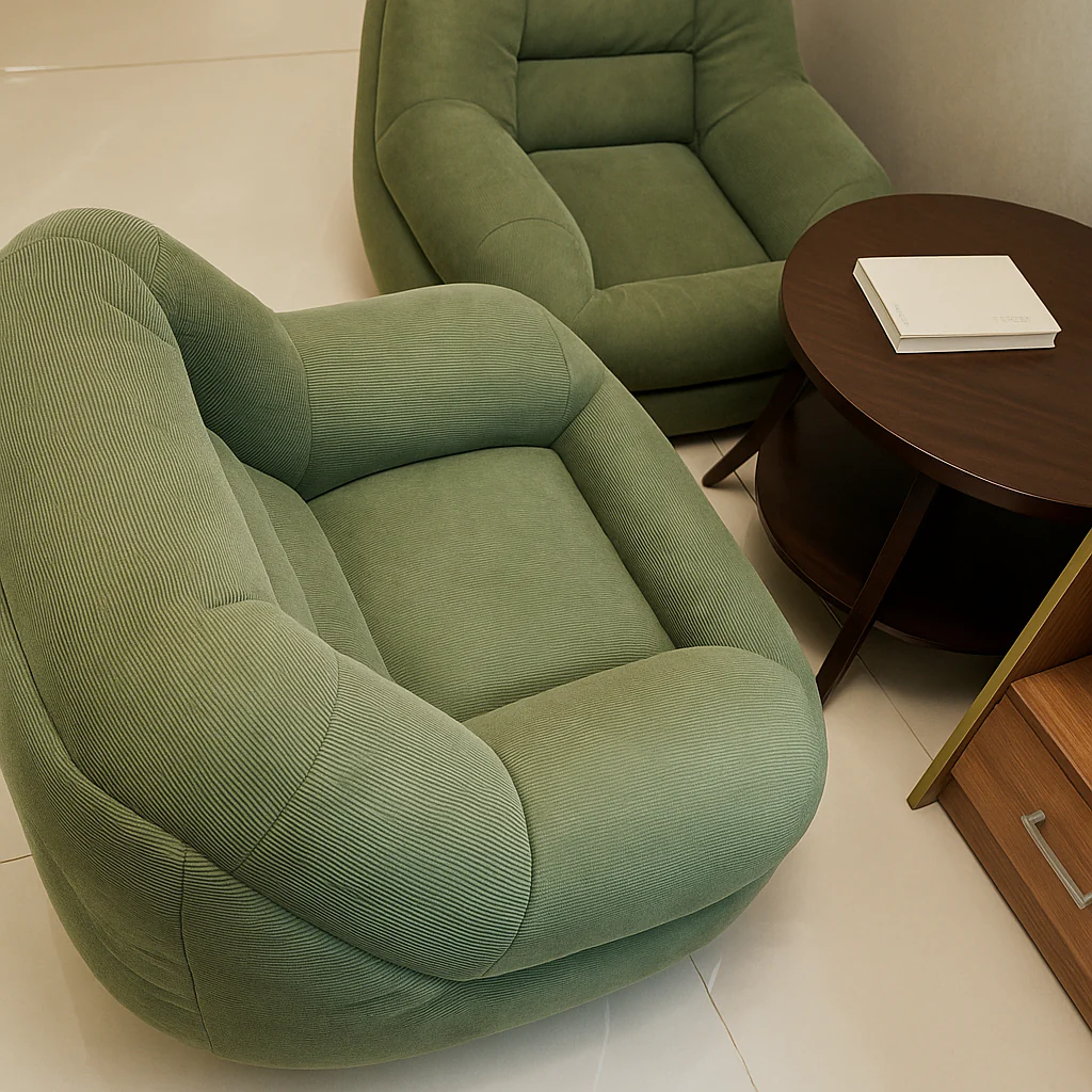 [Llevá 2 Pagá 1] Sillón PuffyCloud con Relleno Ultraplush y Tejido Acanalado Premium (¡Comodidad máxima para relajarte!) - Image 4