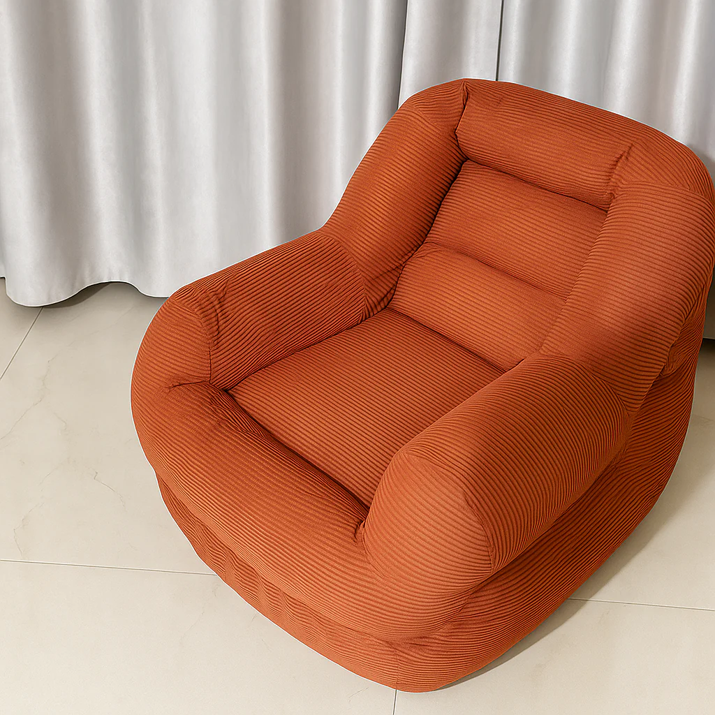 [Llevá 2 Pagá 1] Sillón PuffyCloud con Relleno Ultraplush y Tejido Acanalado Premium (¡Comodidad máxima para relajarte!) - Image 5