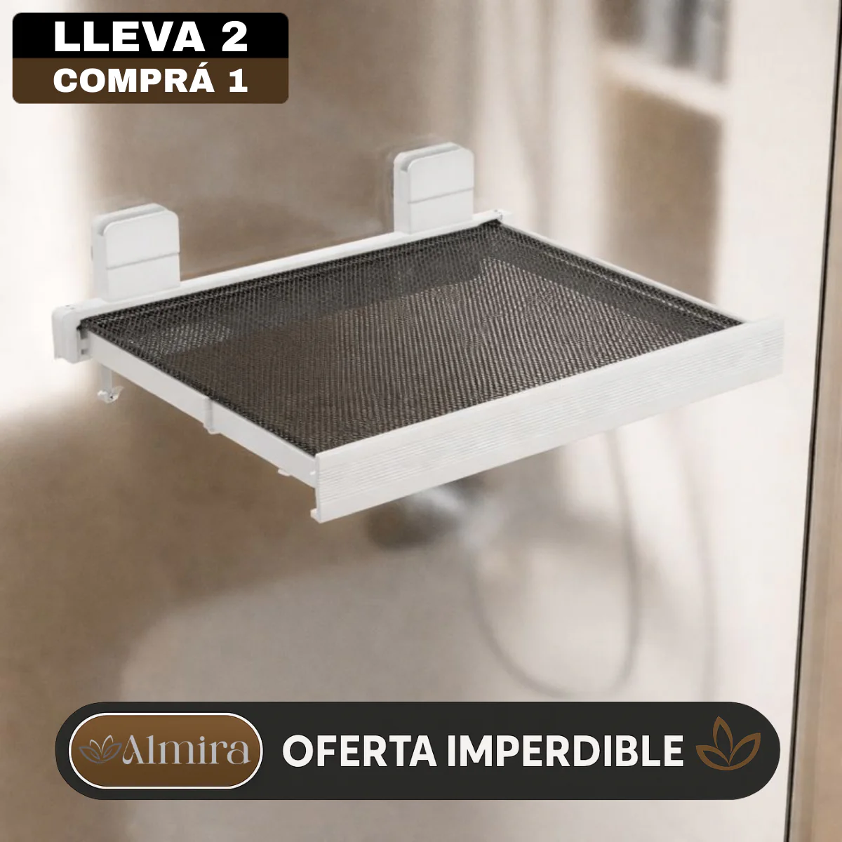 [Llevá 2 Pagá 1] Soporte Organizador Expandible de Acero Inoxidable (¡Tu baño más lindo y organizado!) - Image 3